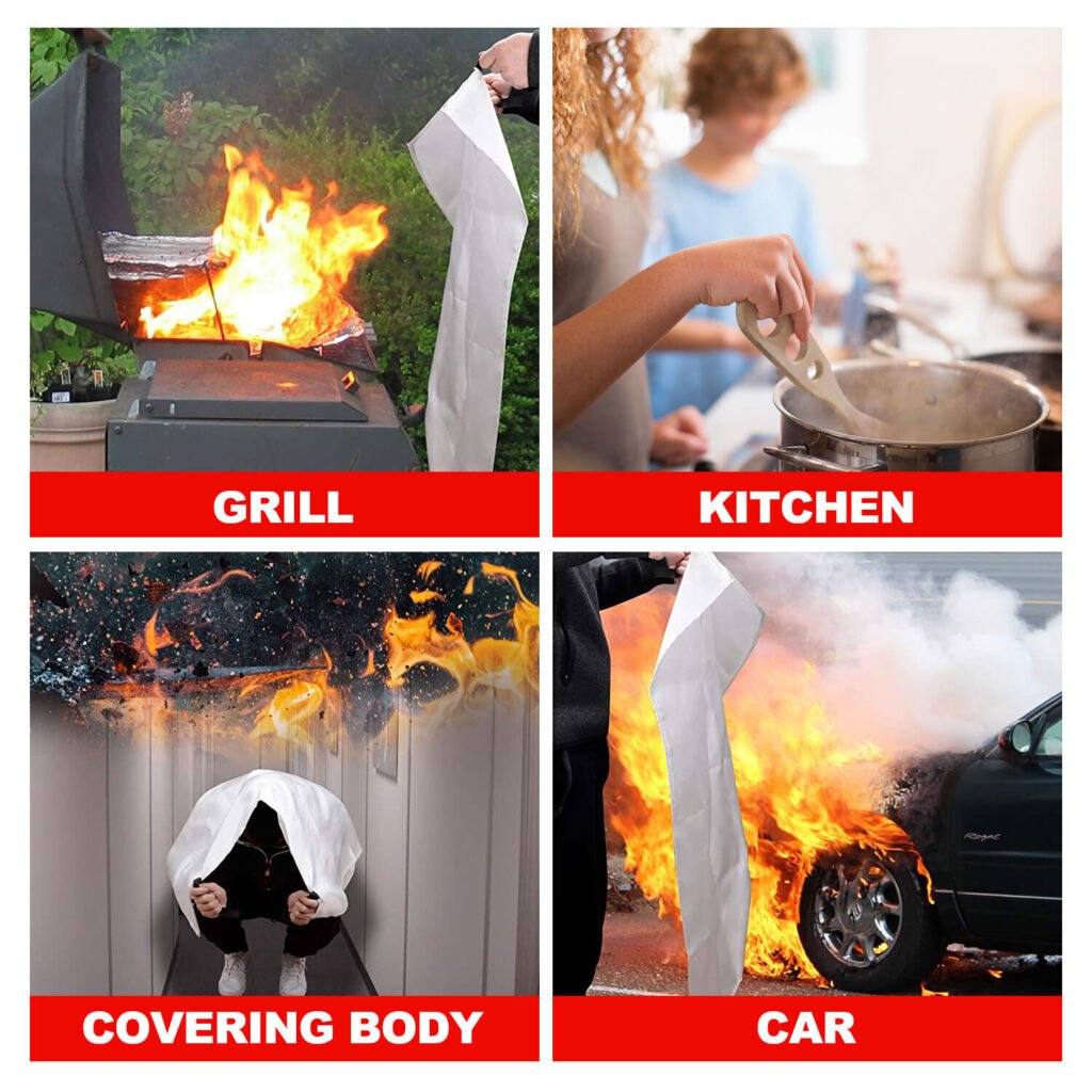 Are there specific fire blankets for kitchen fires?