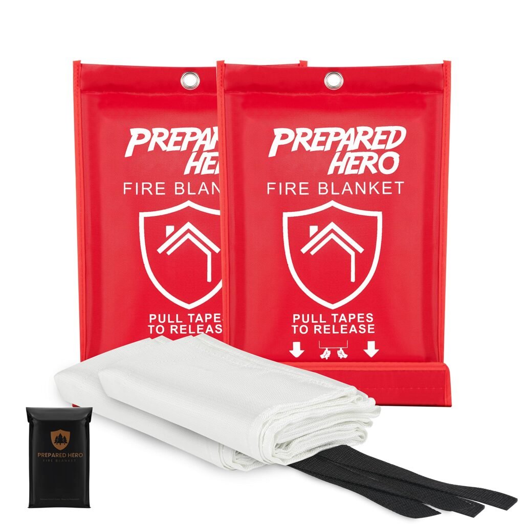 Can Prepared Hero fire blankets safely extinguish electrical fires?