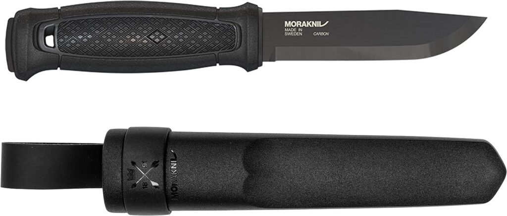 Morakniv Garberg Full Tang Fixed Blade Knife with Carbon Steel Blade