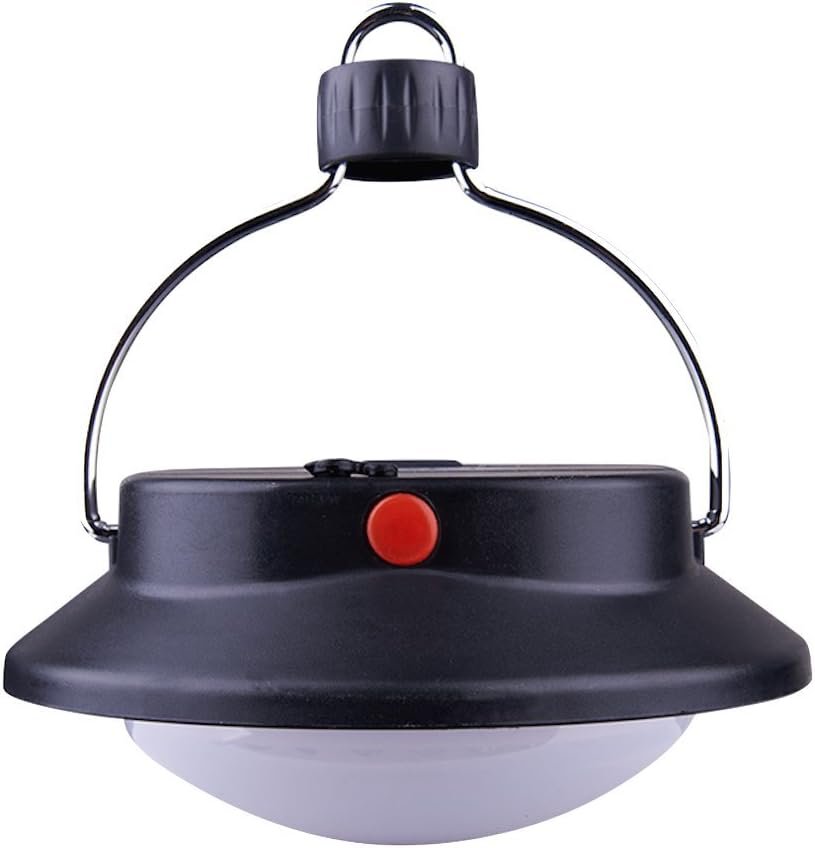 Lampada da tenda originale SUBOOS, lampada da campeggio super luminosa sospesa con moschettone, 3 livelli di luminosità, 100 ore di autonomia, impermeabile, lanterna LED da esterno alimentata a batteria con gancio pieghevole, ideale per uragani, emergenze, interruzioni di corrente (moschettone e batterie incluse)