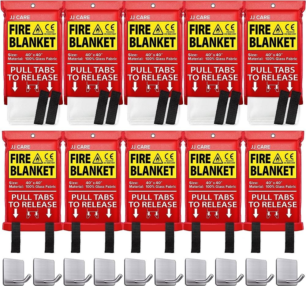 What sizes of fire blankets are available for home use?